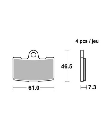 Plaquettes de freins AP RACING