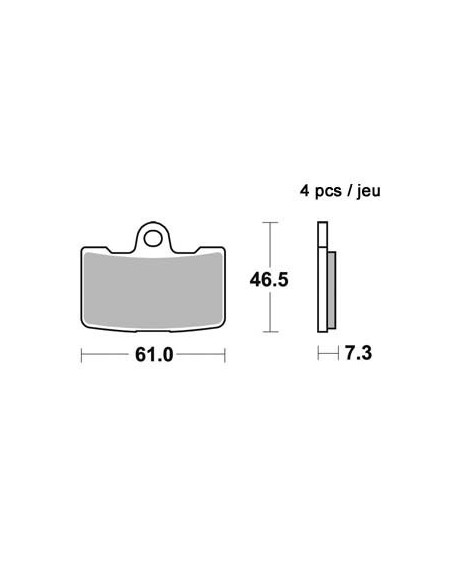 Plaquettes de freins AP RACING