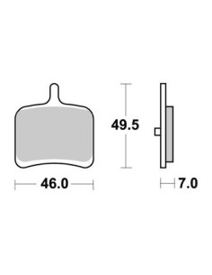 Plaquettes de freins AP RACING 2