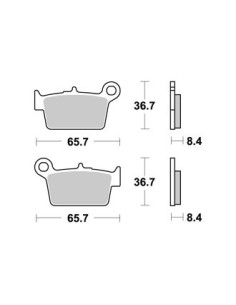 Plaquettes de freins AP RACING 2