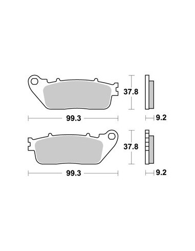 Plaquettes de freins AP RACING