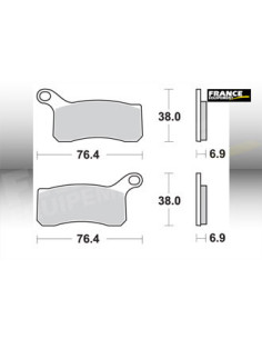 Plaquettes de freins AP RACING 2