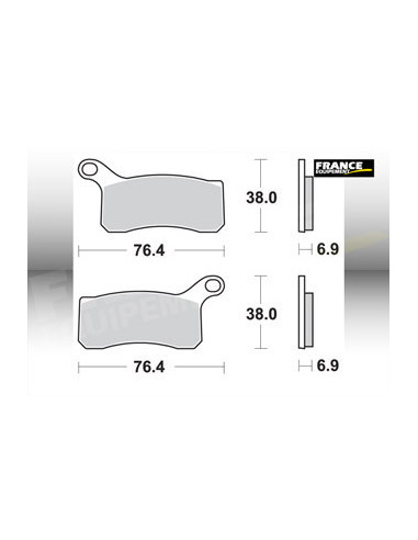 Plaquettes de freins AP RACING