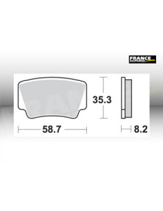 Plaquettes de freins AP RACING 2