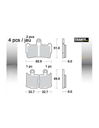 Plaquettes de freins AP RACING