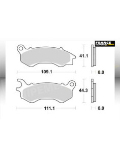 Plaquettes de freins AP RACING 2