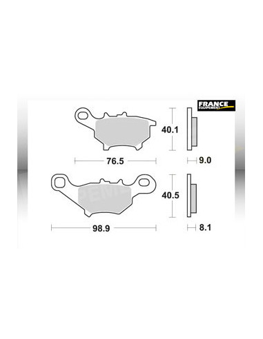 Plaquettes de freins AP RACING