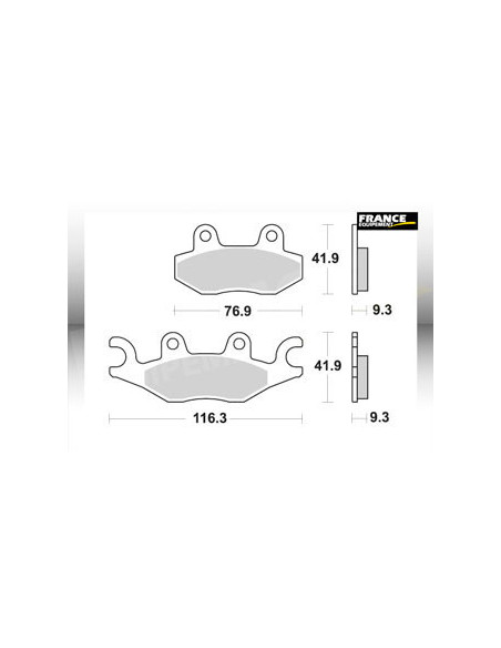 Plaquettes de freins AP RACING