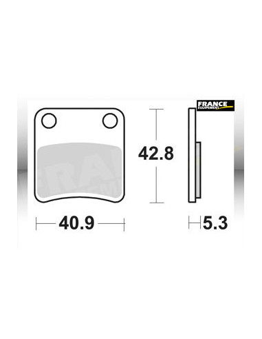 Plaquettes de freins AP RACING - Freins de Parking.