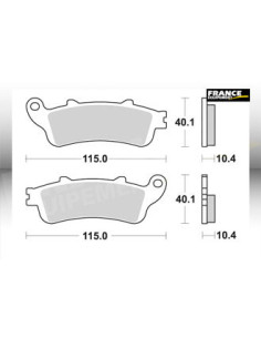 Plaquettes de freins AP RACING 2