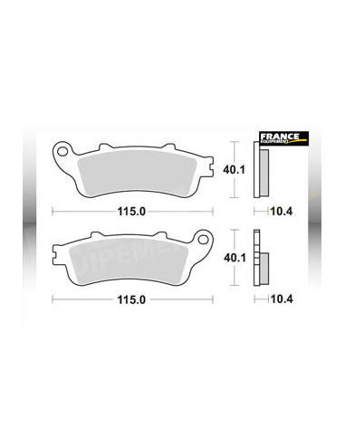 Plaquettes de freins AP RACING
