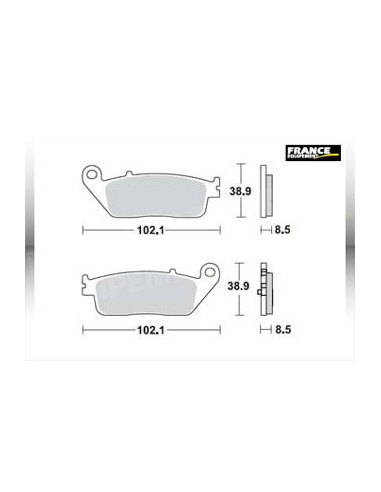 Plaquettes de freins AP RACING