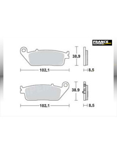 Plaquettes de freins AP RACING 2