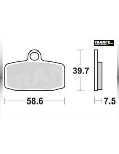 Plaquettes de freins AP RACING 2