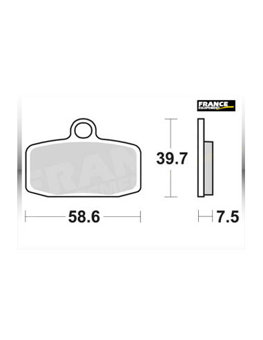 Plaquettes de freins AP RACING