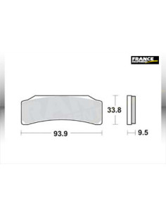 Plaquettes de freins AP RACING 2