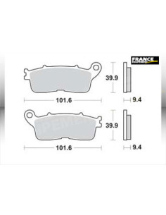 Plaquettes de freins AP RACING 2