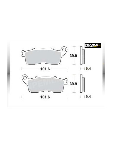 Plaquettes de freins AP RACING