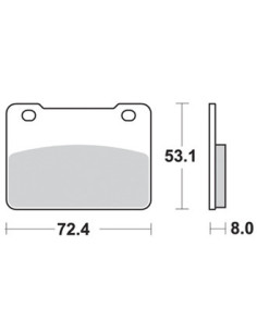 Plaquettes de freins AP RACING 2