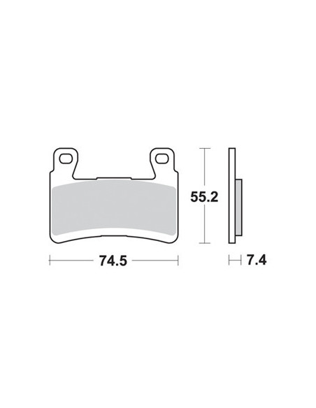 Plaquettes de freins AP RACING (Nouvelle Génération)