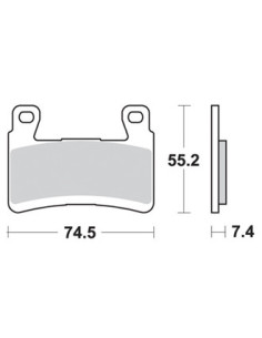 Plaquettes de freins AP RACING 2