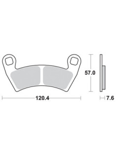 Plaquettes de freins AP RACING 2