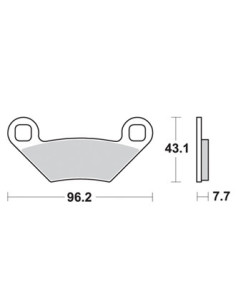 Plaquettes de freins AP RACING 2