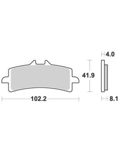 Plaquettes de freins AP RACING (Nouvelle Génération) 2