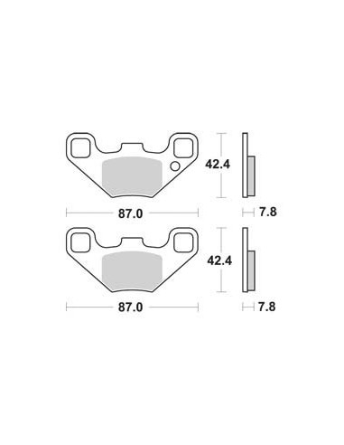 Plaquettes de freins AP RACING