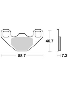 Plaquettes de freins AP RACING 2