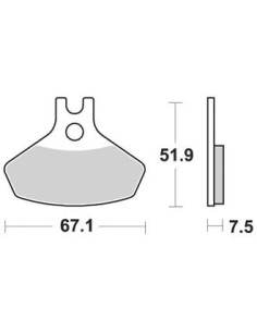 Plaquettes de freins AP RACING 2