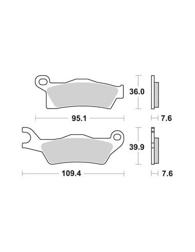 Plaquettes de freins AP RACING