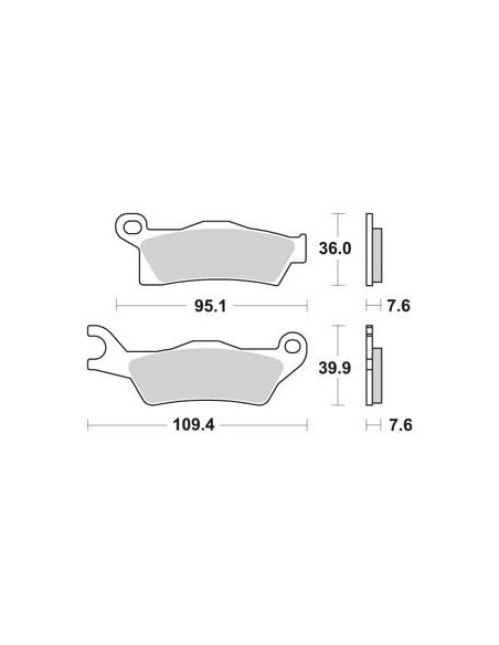 Plaquettes de freins AP RACING