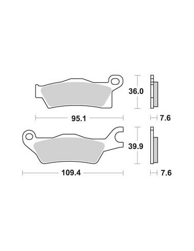 Plaquettes de freins AP RACING