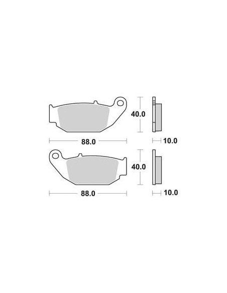 Plaquettes de freins AP RACING