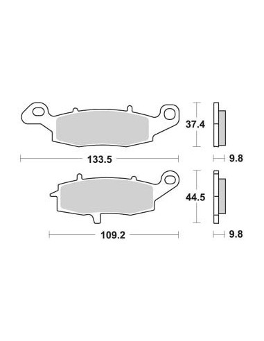 Plaquettes de freins AP RACING