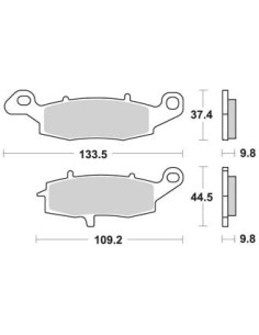 Plaquettes de freins AP RACING 2