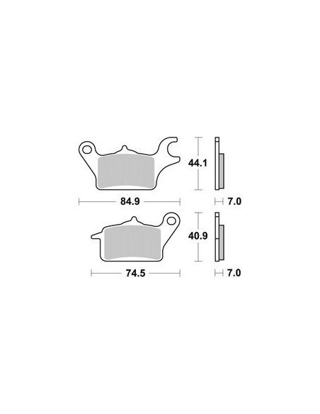 Plaquettes de freins AP RACING