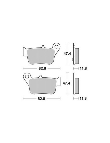 Plaquettes de freins AP RACING
