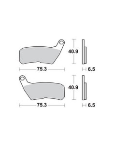 Plaquettes de freins AP RACING 2
