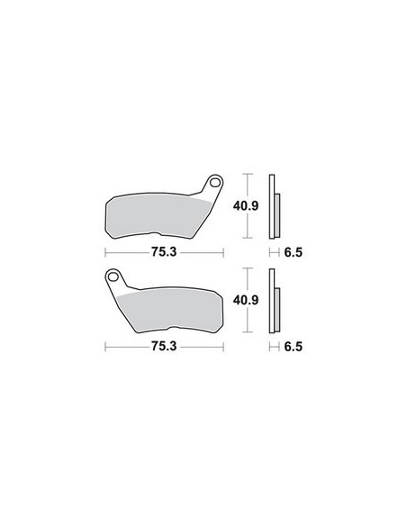 Plaquettes de freins AP RACING
