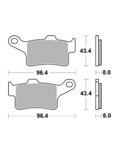 Plaquettes de freins AP RACING