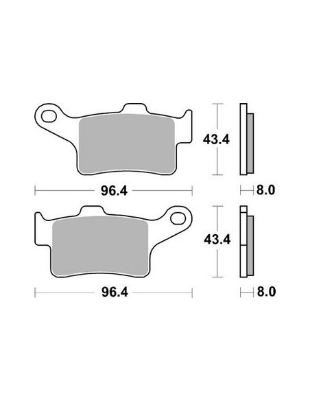 Plaquettes de freins AP RACING