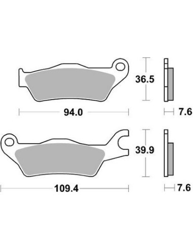 Plaquettes de freins AP RACING (Nouvelle Génération)