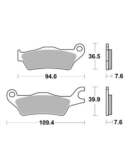 Plaquettes de freins AP RACING (Nouvelle Génération)