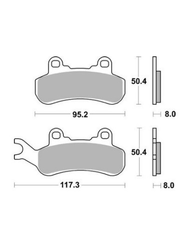 Plaquettes de freins AP RACING