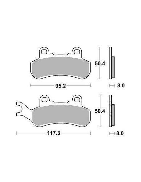 Plaquettes de freins AP RACING