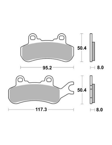 Plaquettes de freins AP RACING