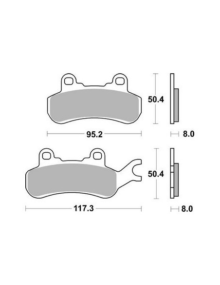 Plaquettes de freins AP RACING