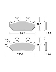 Plaquettes de freins AP RACING 2